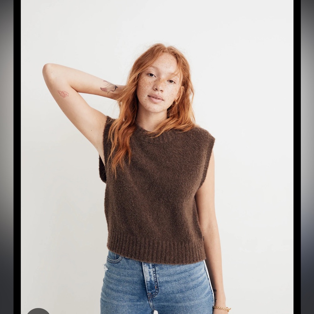 Madewell Boucle Sweater Vest